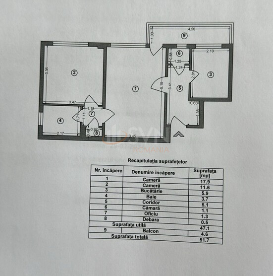 Apartament, 2 camere Bucuresti/Pajura