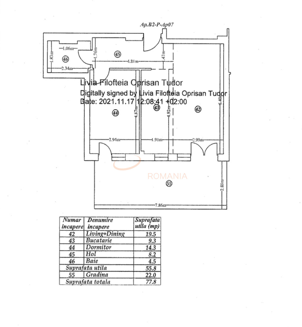 Apartament, 2 camere Bucuresti/Pipera