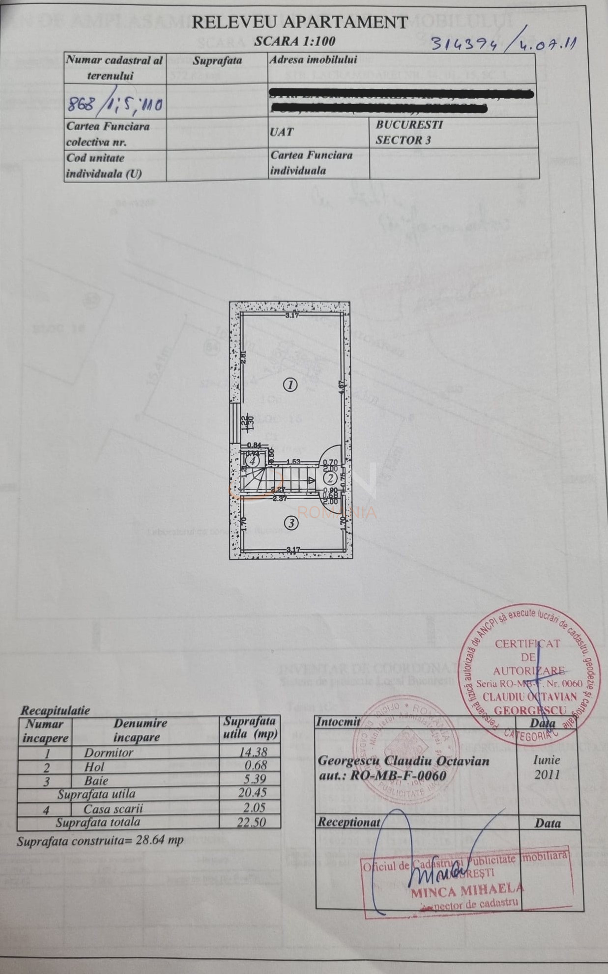 Apartament, 2 camere Bucuresti/Dristor