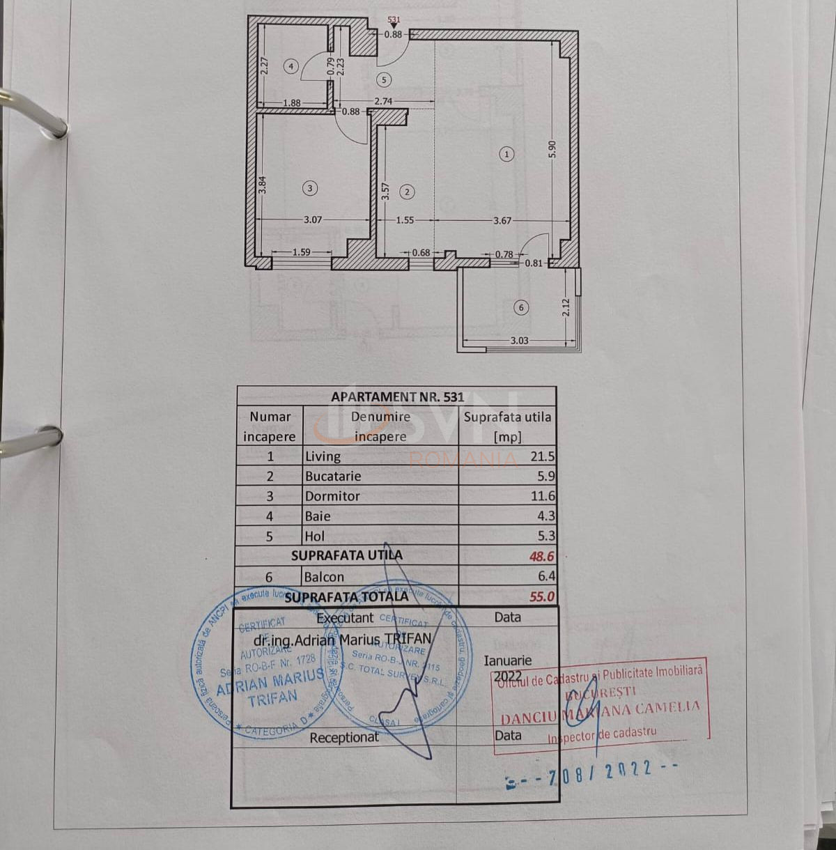 Apartament, 2 camere Bucuresti/13 Septembrie