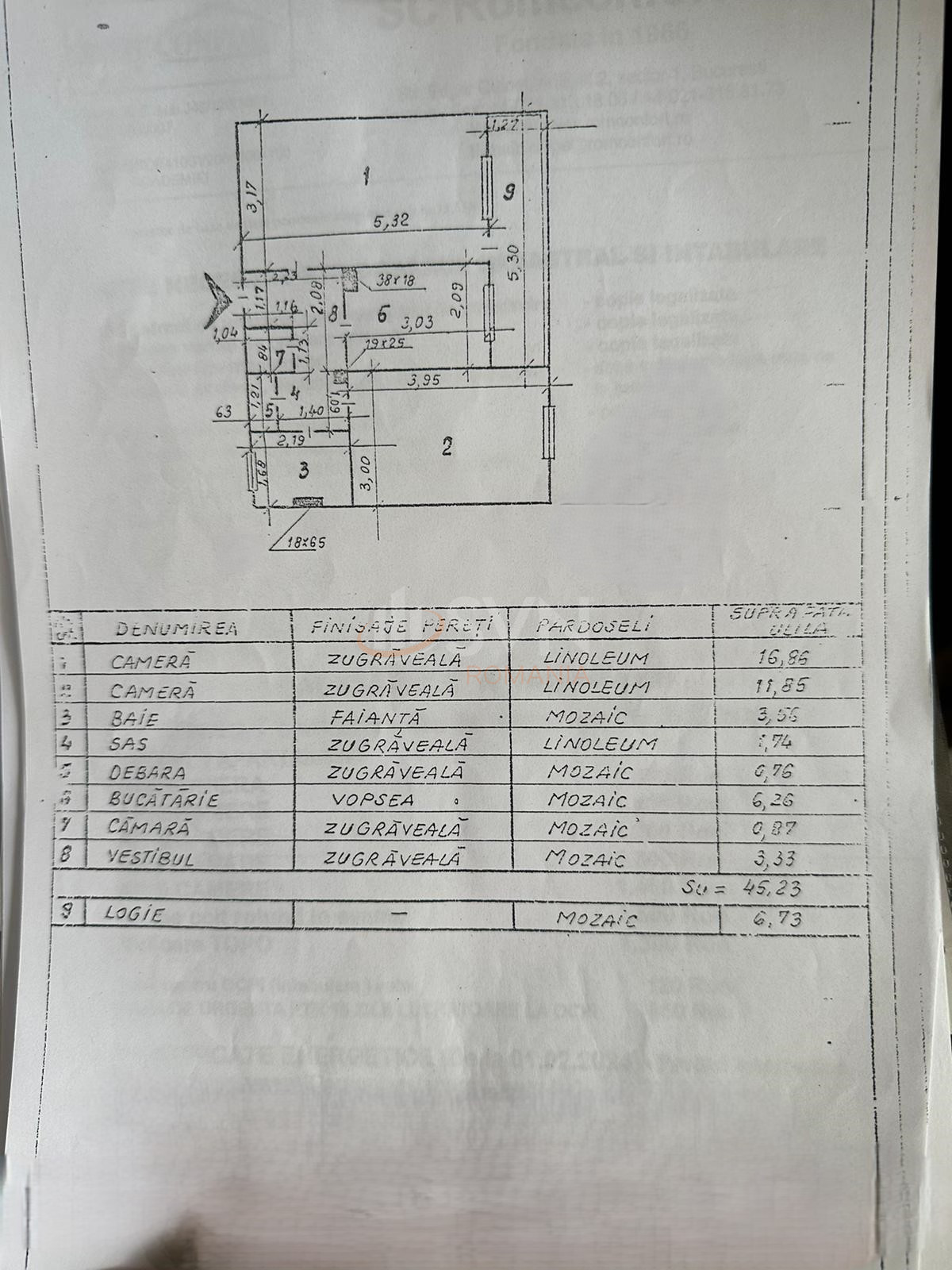 Apartament, 2 camere Bucuresti/Pajura