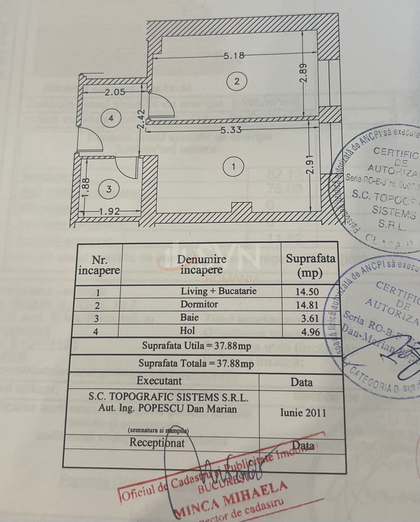 Apartament, 2 camere Bucuresti/Vitan