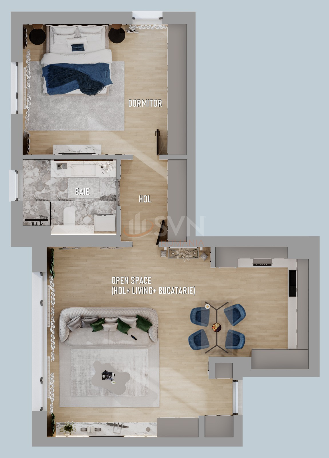 Apartament, 2 camere Bucuresti/Aviatiei