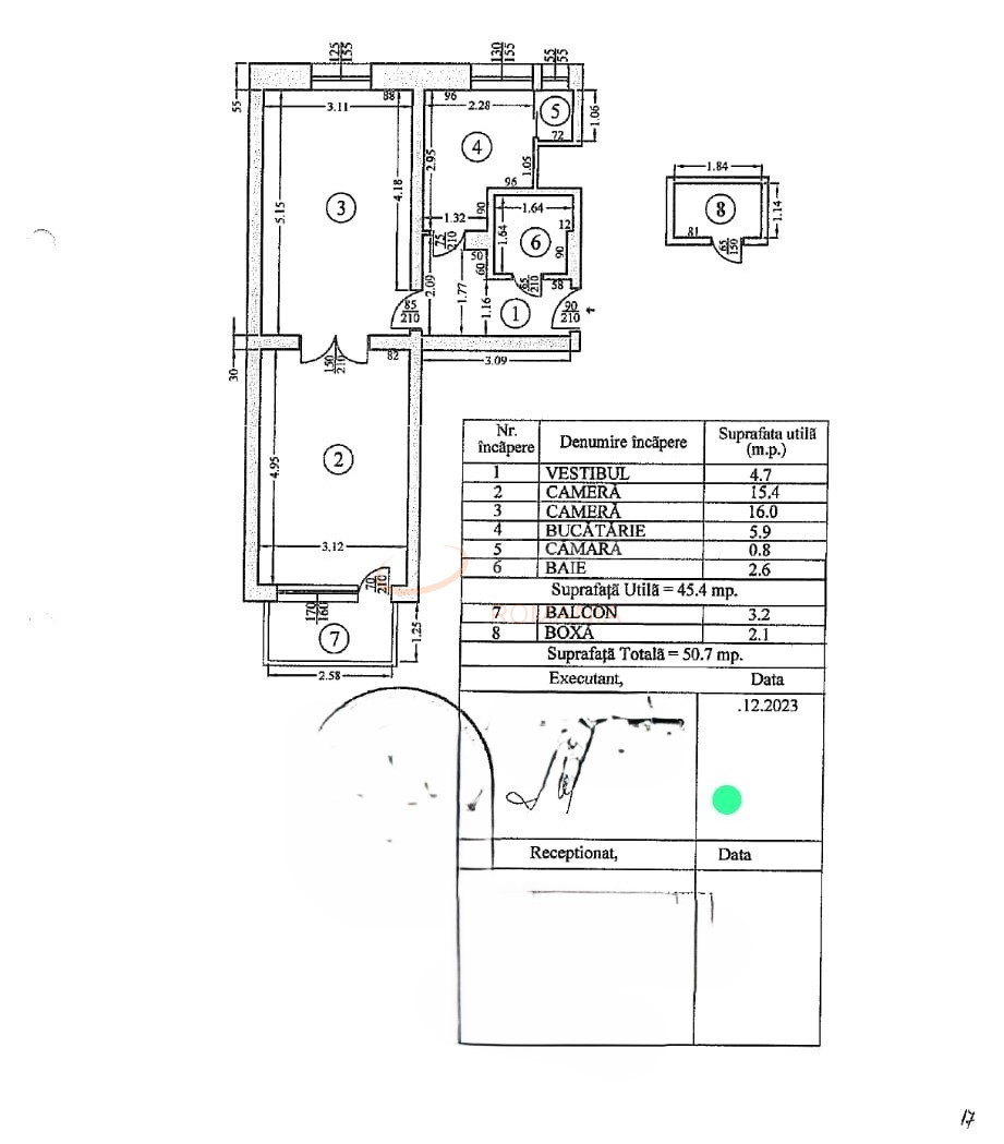Apartament, 2 camere Bucuresti/Floreasca