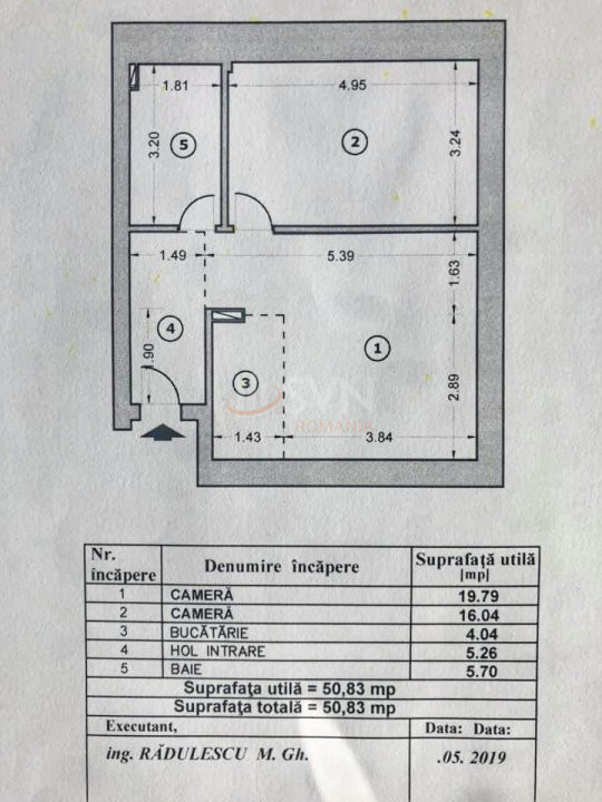 Apartament, 2 camere Bucuresti/Parcul Carol