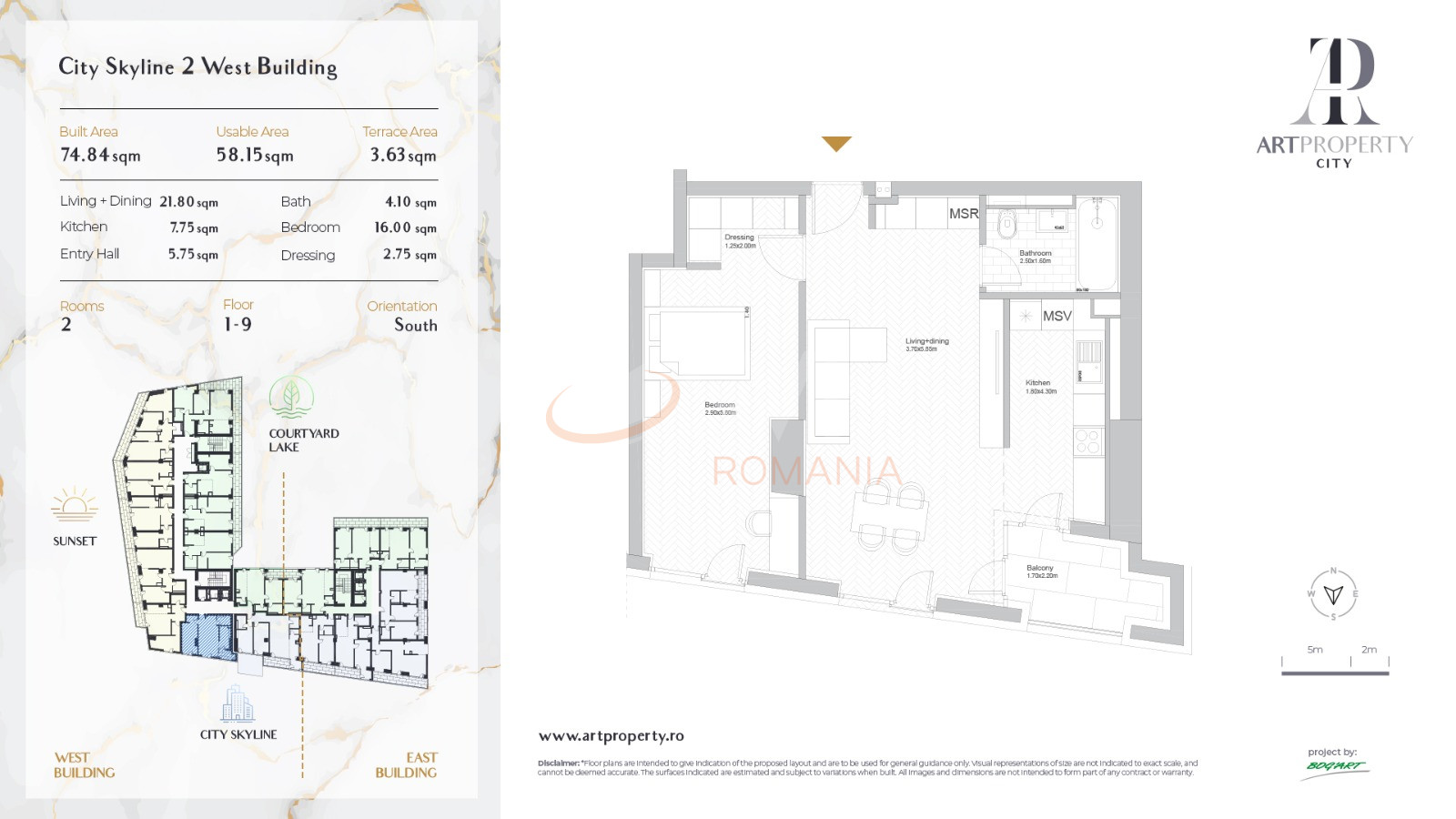 Apartament, 2 camere Bucuresti/Baneasa