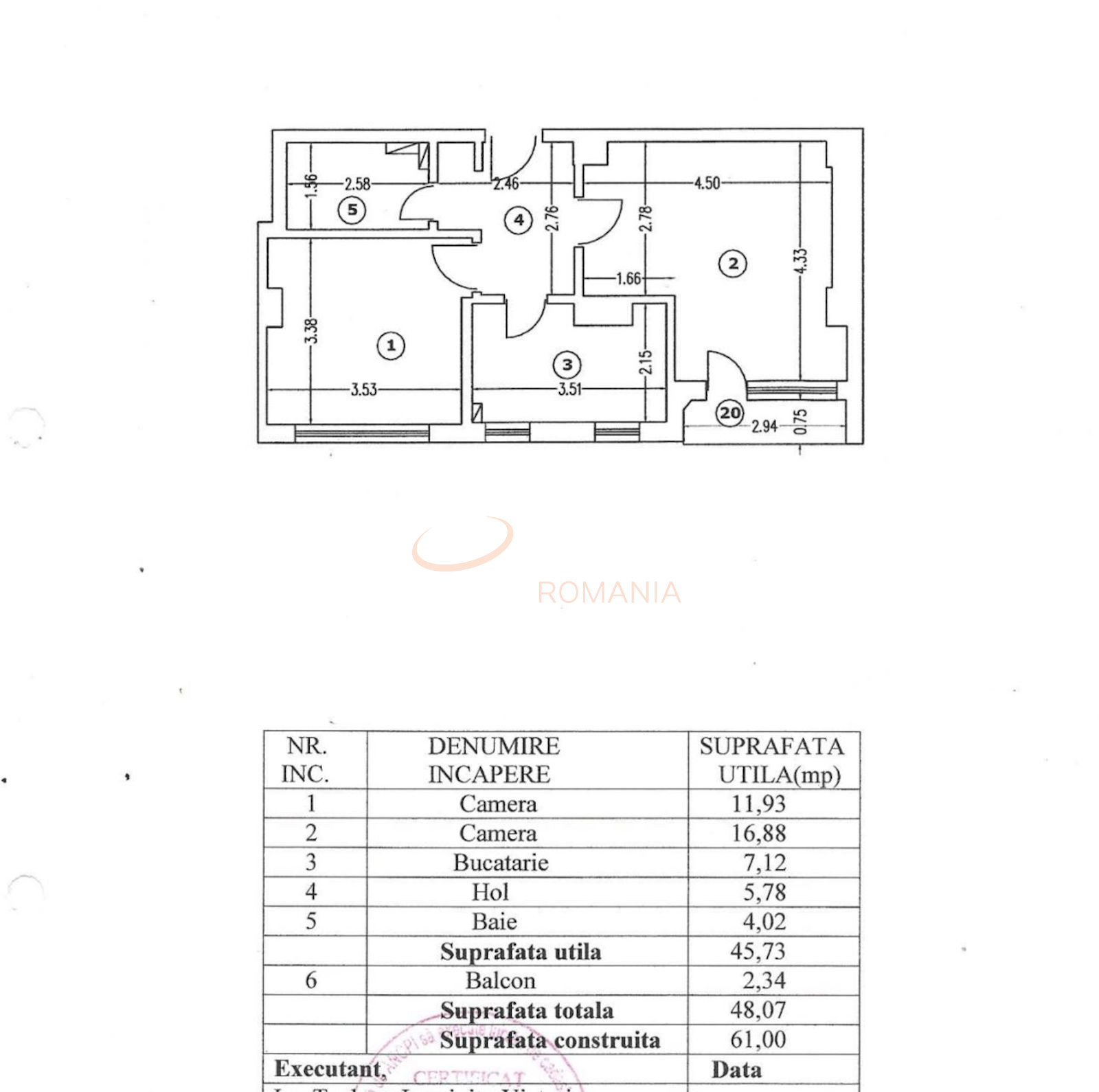 Apartament, 2 camere Bucuresti/Baneasa