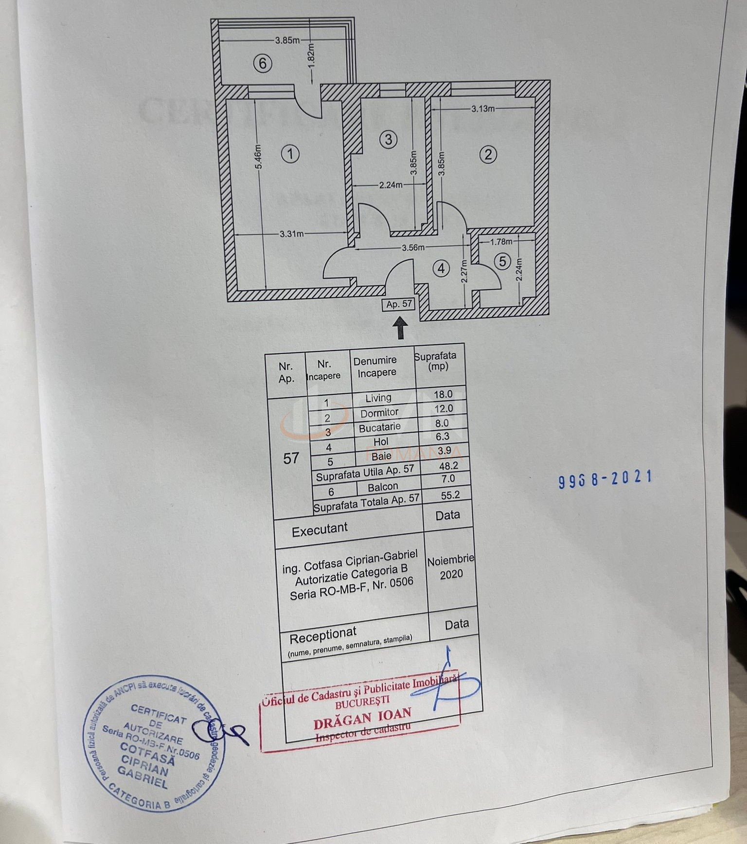 Apartament, 2 camere Bucuresti/Pacii
