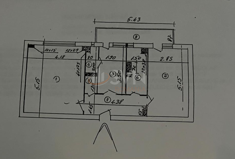 Apartament, 2 camere Bucuresti/Piata Victoriei