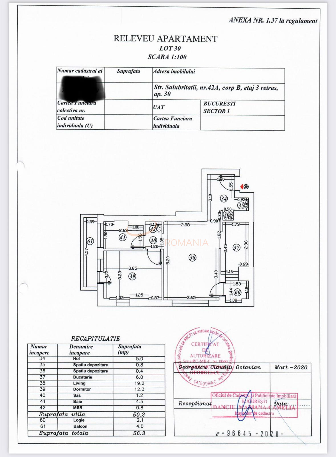 Apartament, 2 camere Bucuresti/Aviatiei