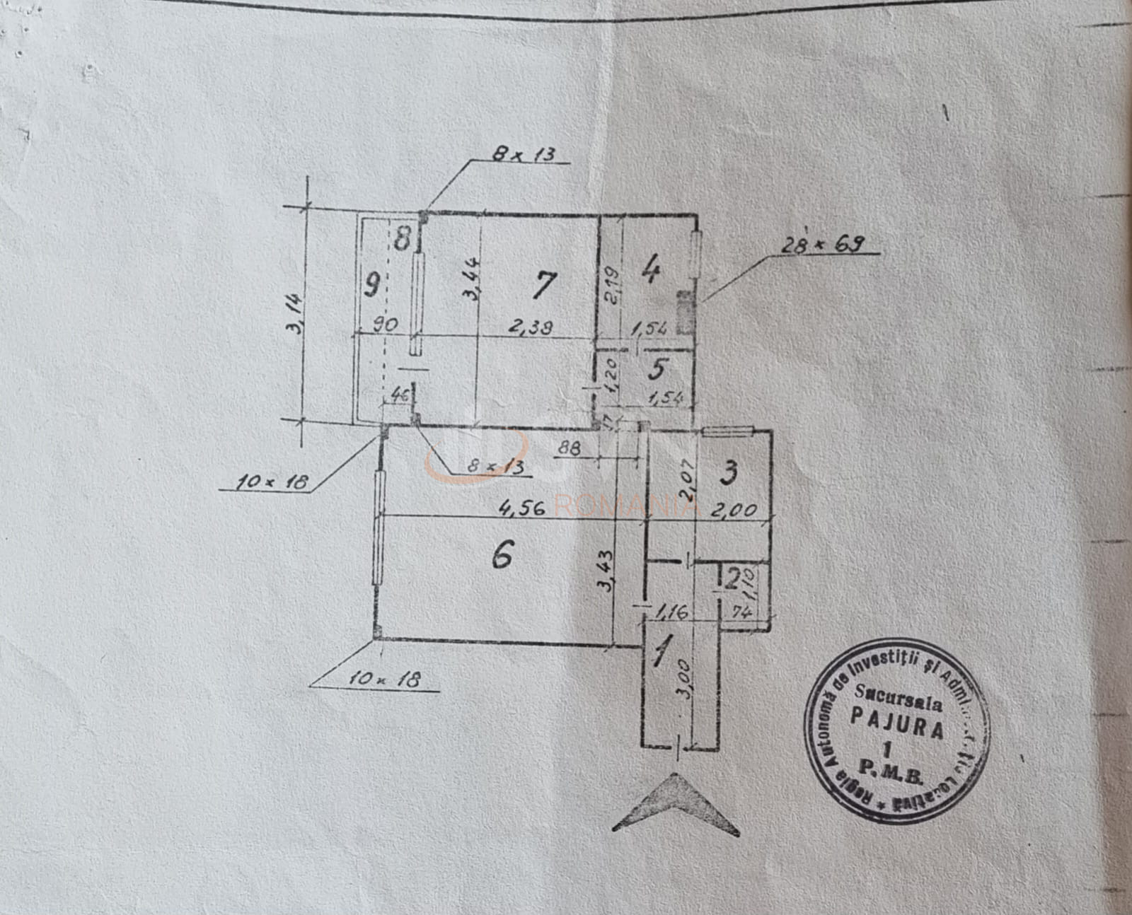 Apartament, 2 camere Bucuresti/Piata Victoriei