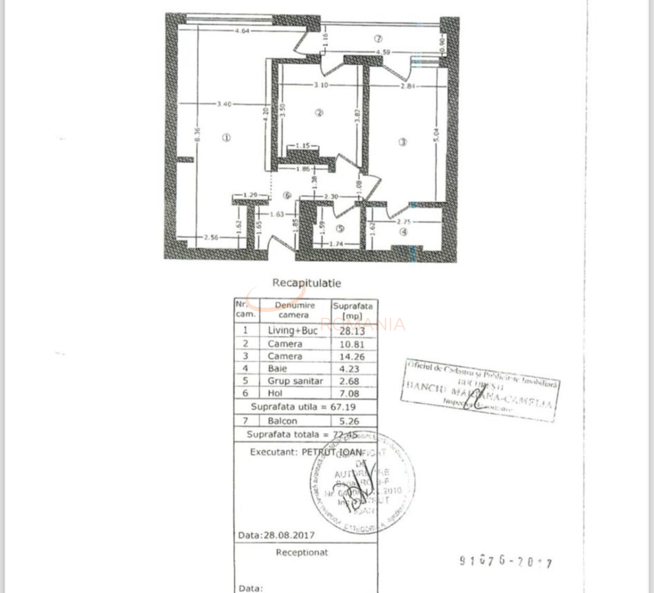 Apartament, 2 camere Bucuresti/Sisesti