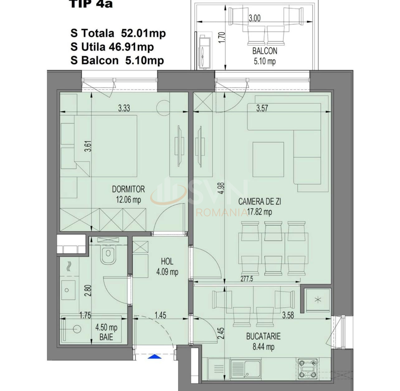 Apartament, 2 camere Bucuresti/Aviatiei