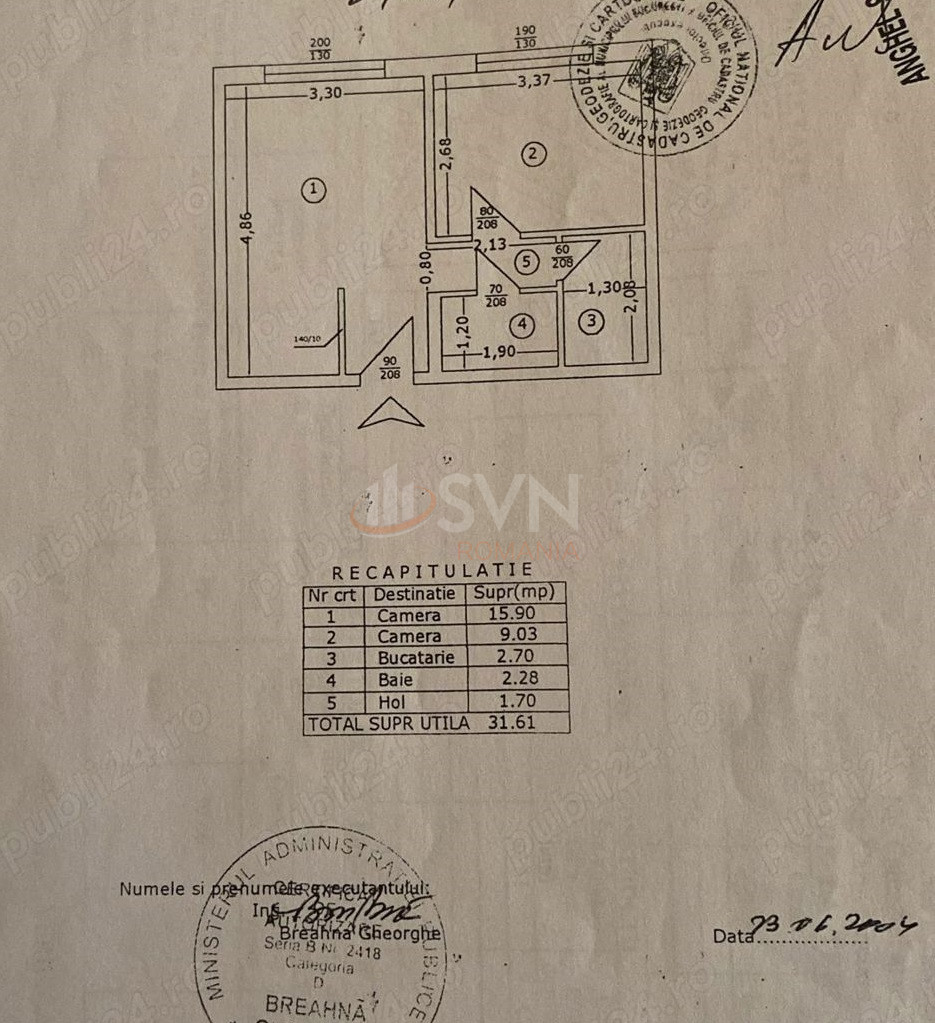 Apartament, 2 camere Bucuresti/Veteranilor
