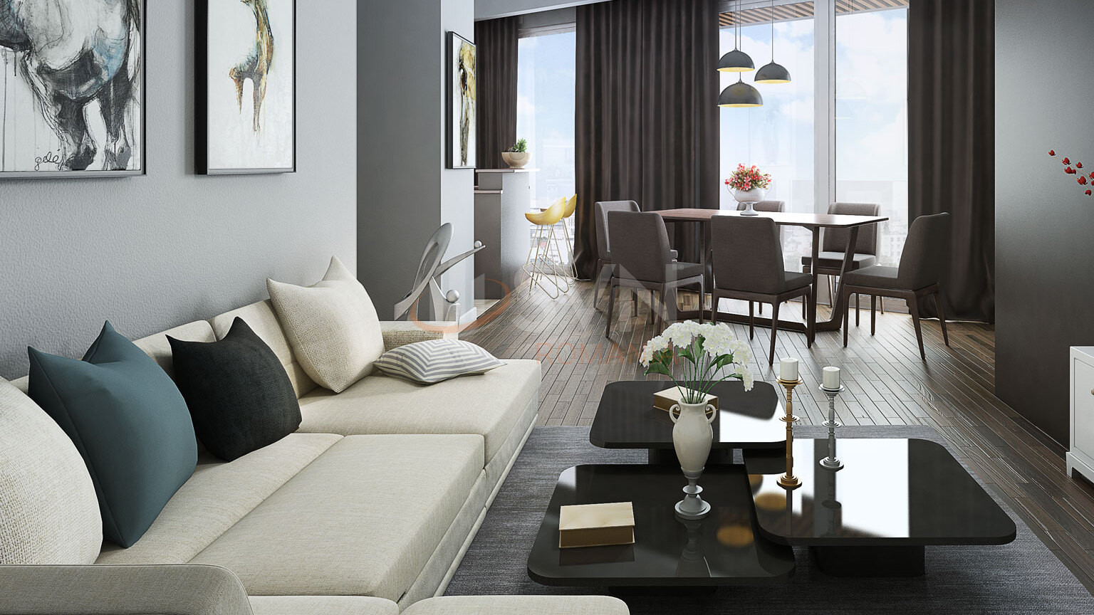 Apartament, 2 camere Bucuresti/Barbu Vacarescu