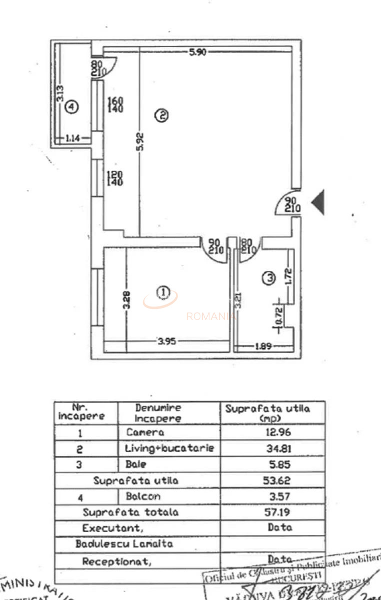 Apartament, 2 camere Bucuresti/Vitan