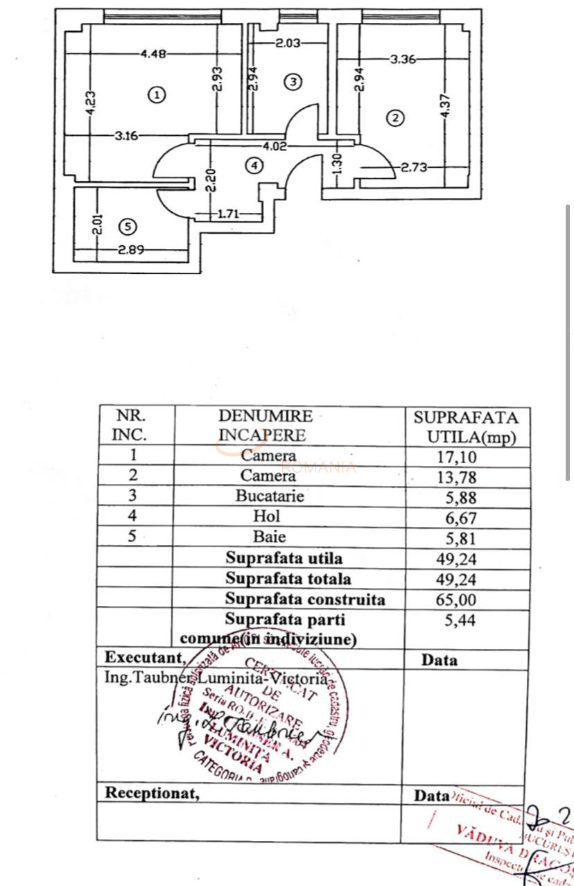 Apartament, 2 camere Bucuresti/Floreasca