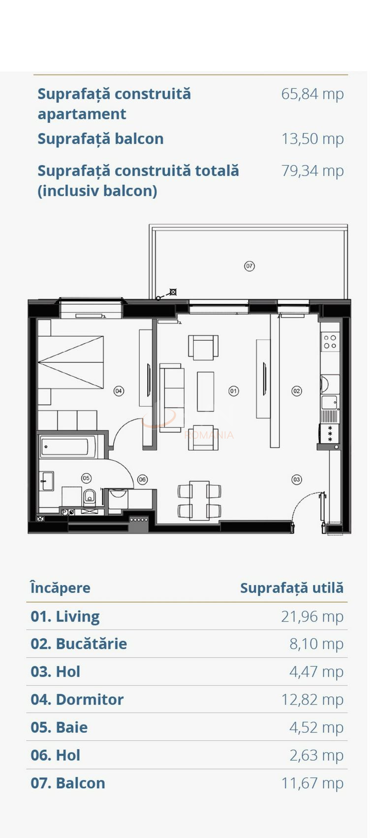 Apartament, 2 camere Bucuresti/Aviatiei