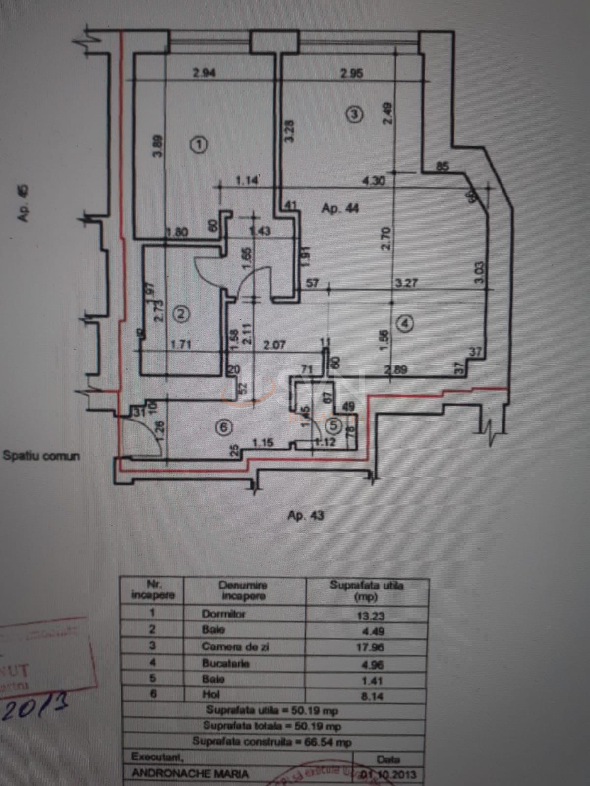 Apartament, 2 camere Bucuresti/Armeneasca