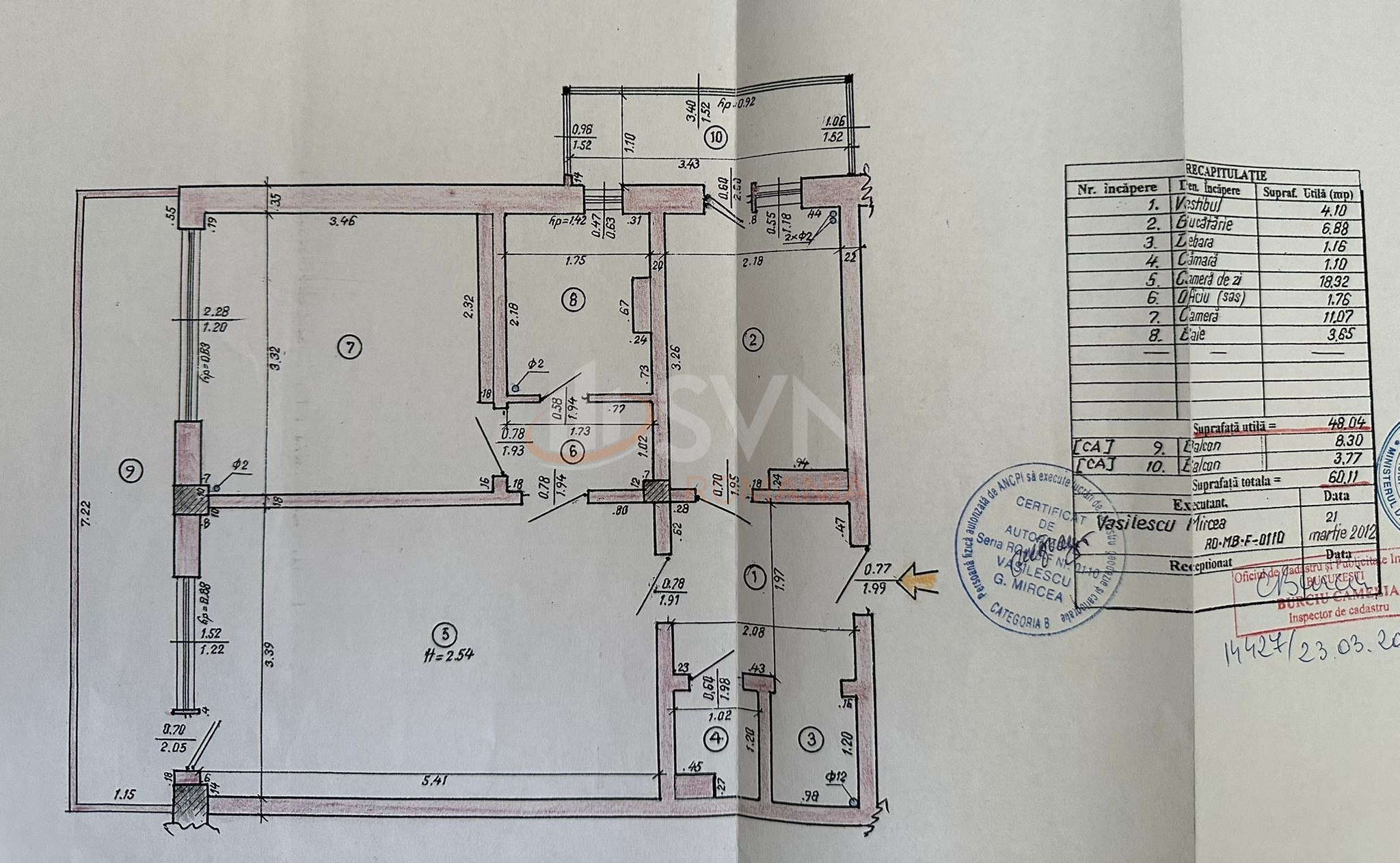 Apartament, 2 camere Bucuresti/Victoriei