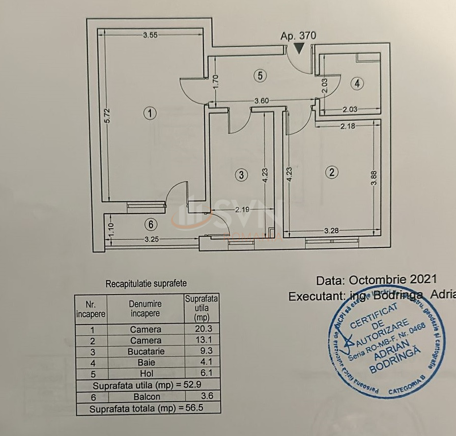 Apartament, 2 camere Bucuresti/Militari