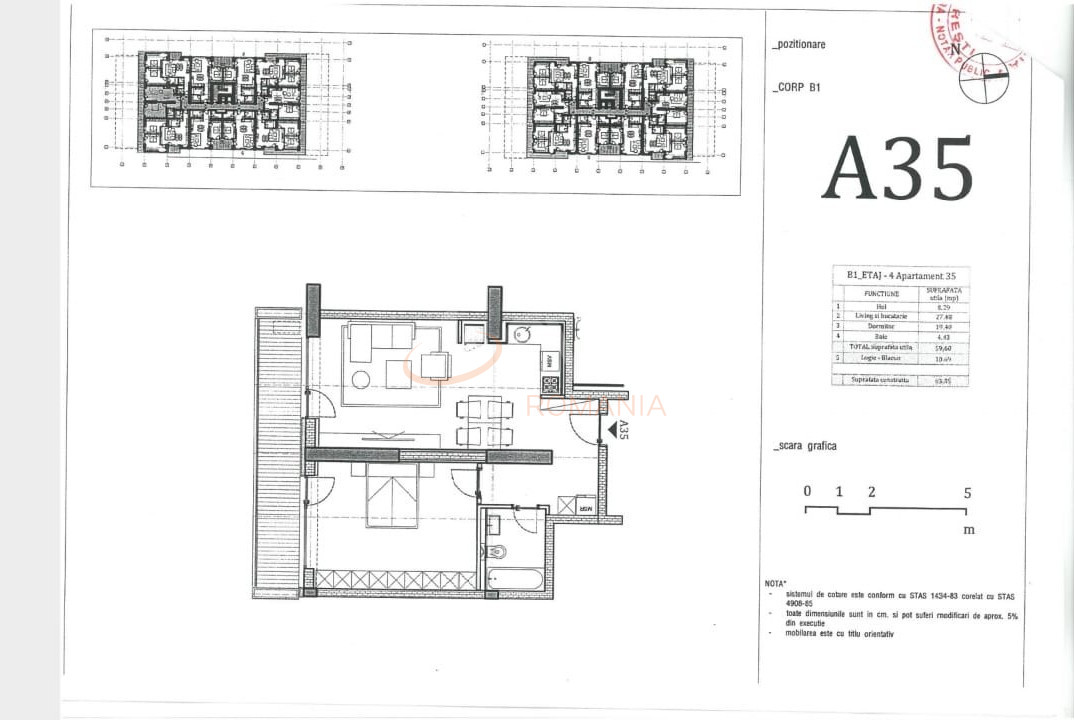 Apartament, 2 camere Bucuresti/Pipera