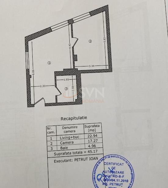 Apartament, 2 camere Bucuresti/Viilor