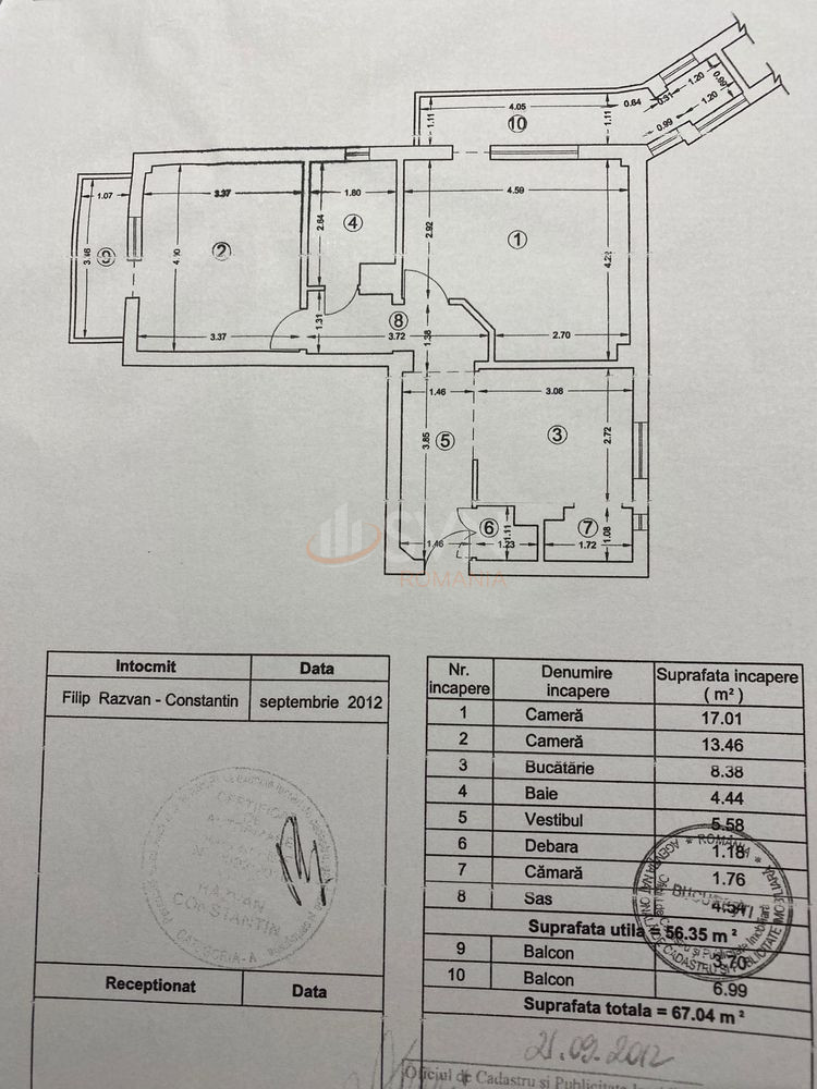 Apartament, 2 camere Bucuresti/Vitan