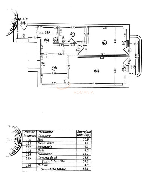 Apartament, 2 camere Bucuresti/Pipera