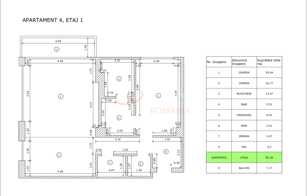 Apartament, 2 camere Bucuresti/Pipera
