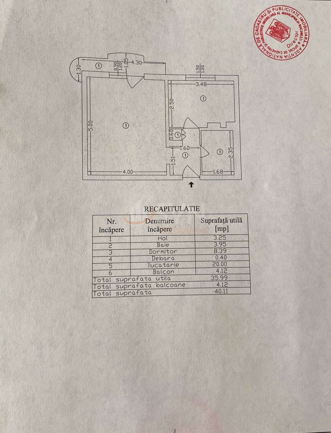 Apartament, 2 camere Bucuresti/Unirii (s3)