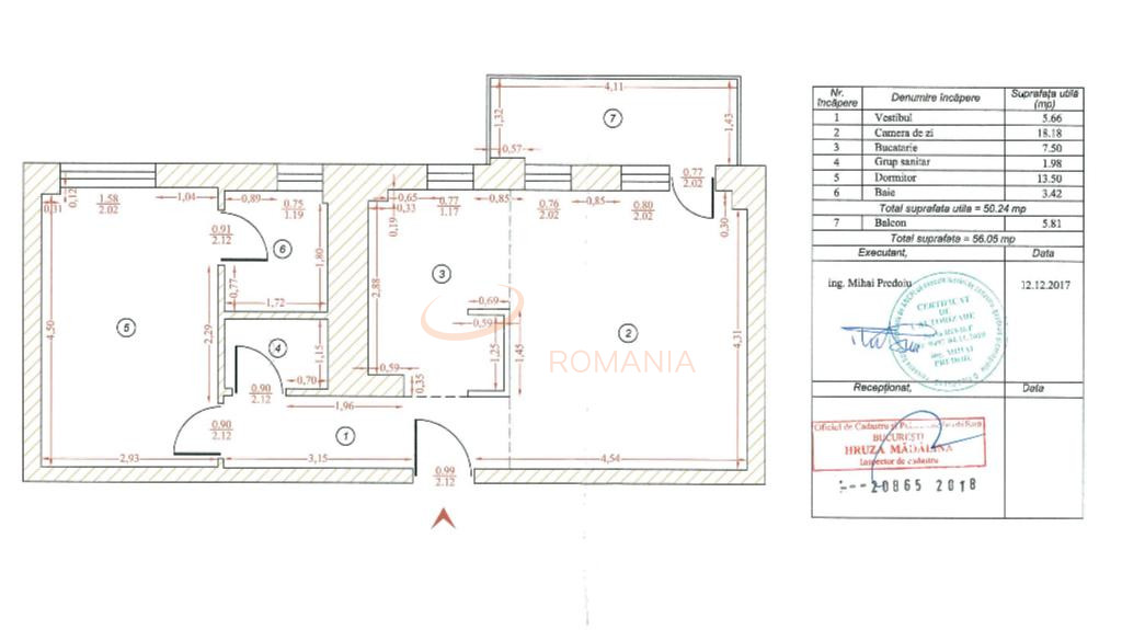 Apartament, 2 camere Bucuresti/Barbu Vacarescu