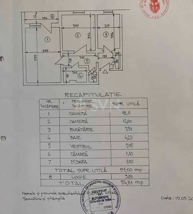 Apartament, 2 camere Bucuresti/Lacul Tei