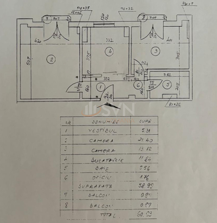 Apartament, 2 camere Bucuresti/Piata Victoriei