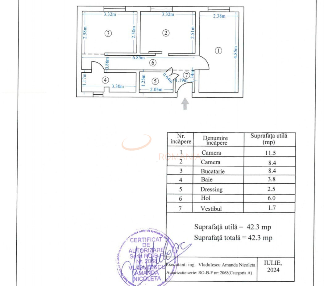 Apartament, 2 camere Bucuresti/Gorjului
