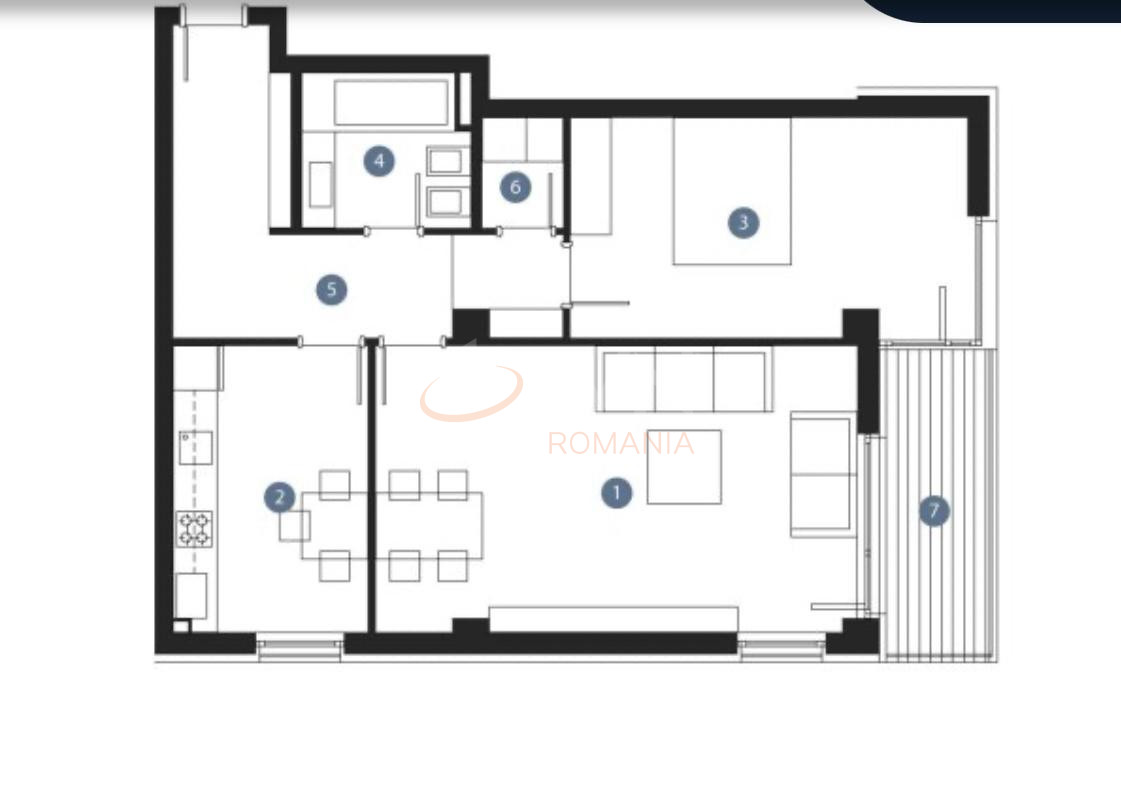 Apartament, 2 camere Bucuresti/Straulesti