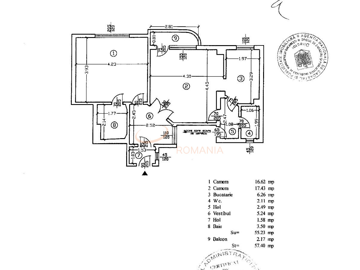 Apartament, 2 camere Bucuresti/Dorobanti