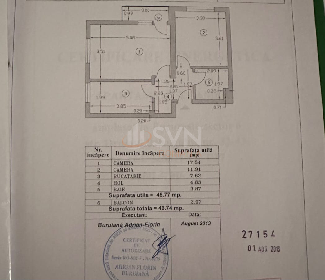 Apartament, 2 camere Bucuresti/Militari