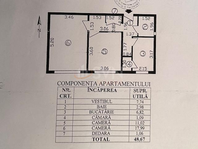 Apartament, 2 camere Bucuresti/Brancoveanu