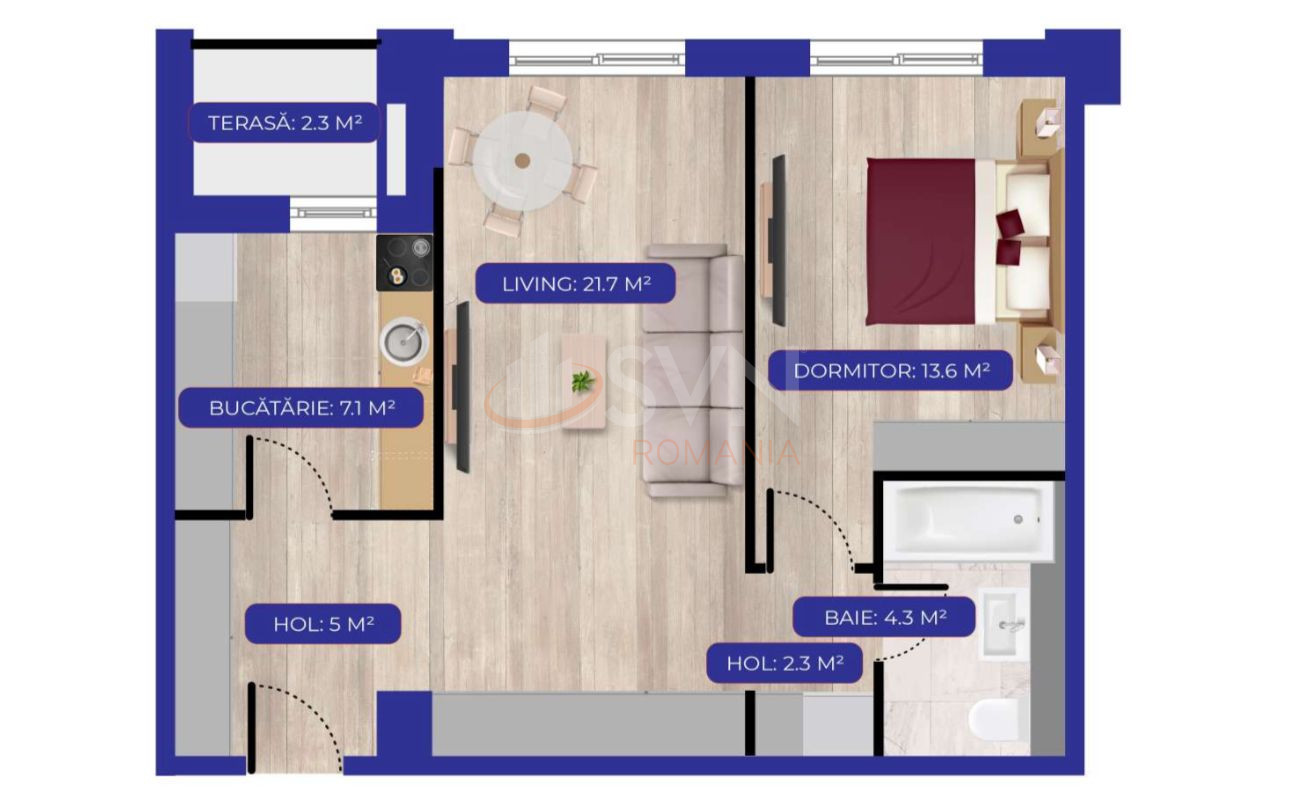 Apartament, 2 camere Bucuresti/Aviatiei