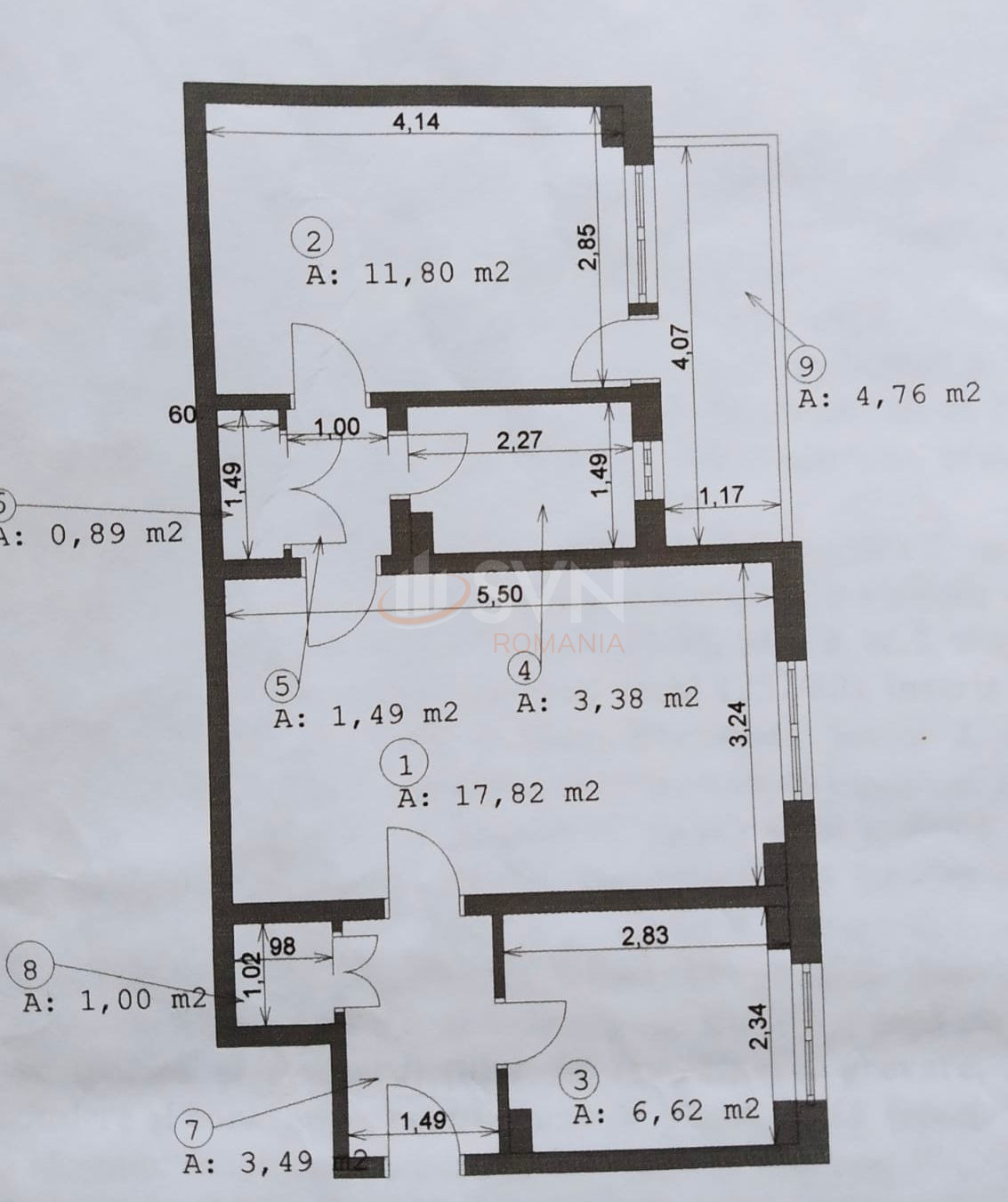 Apartament, 2 camere Bucuresti/Obor