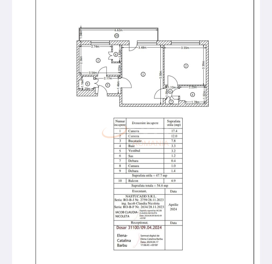 Apartament, 2 camere Bucuresti/Brancoveanu