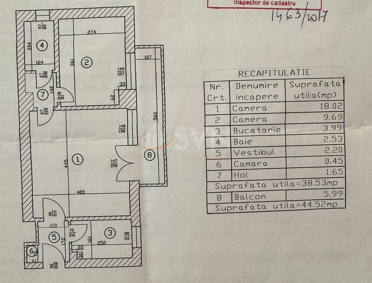 Apartament, 2 camere Bucuresti/Gara De Nord