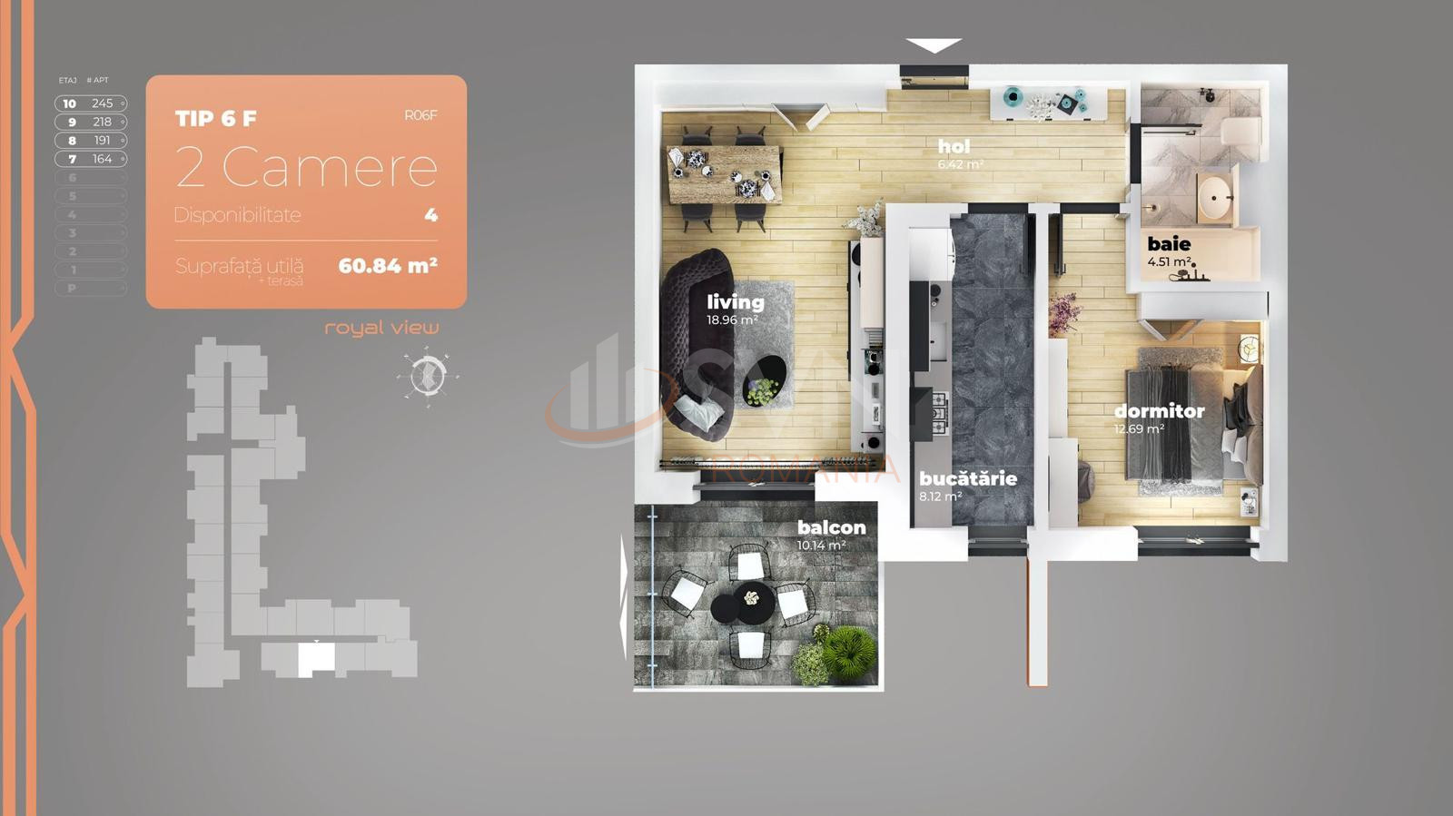 Apartament, 2 camere Bucuresti/Berceni