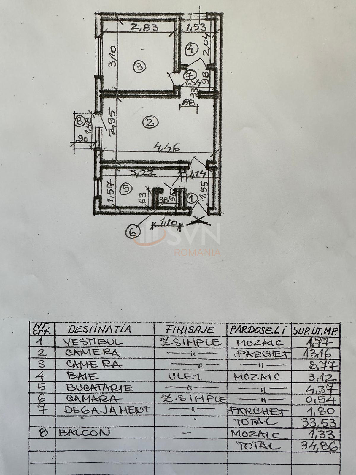 Apartament, 2 camere Bucuresti/Baneasa