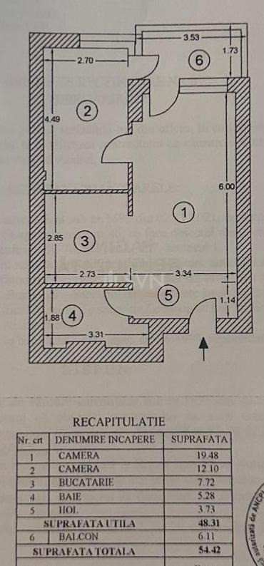 Apartament, 2 camere Bucuresti/Aviatiei