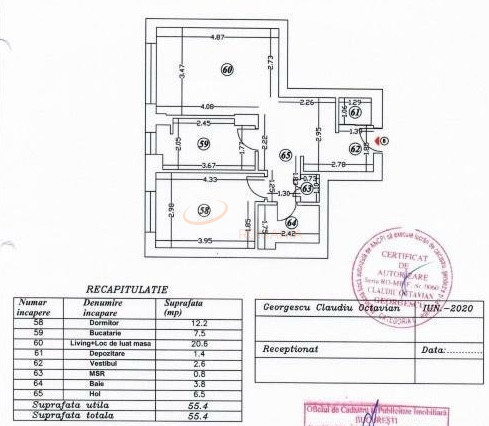 Apartament, 2 camere Bucuresti/Aviatiei