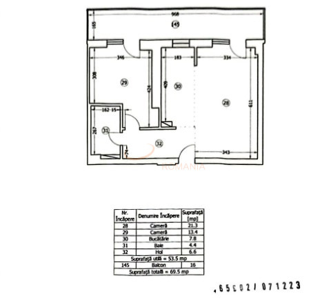 Apartament, 2 camere Bucuresti/13 Septembrie