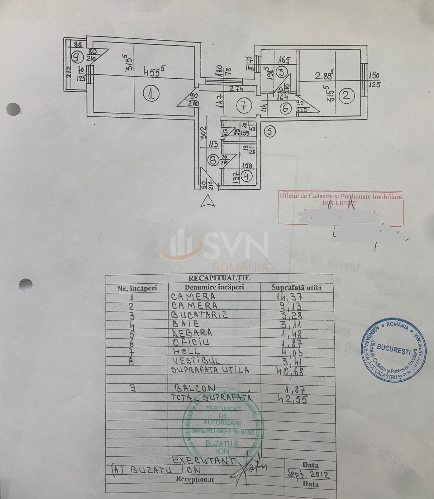 Apartament, 2 camere Bucuresti/Bucurestii Noi