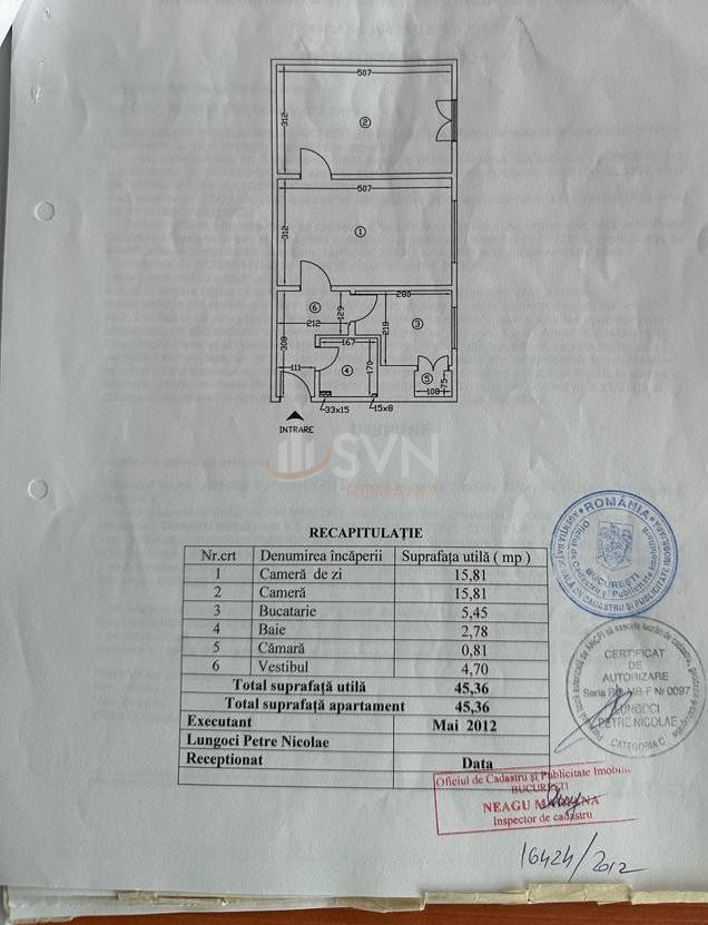 Apartament, 2 camere Bucuresti/Floreasca